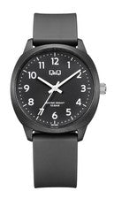 CITIZEN Q&Q V52A-500VK Reloj Analógico Resistencia 10 Bar Negro Correa Uretano
