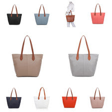 Bolso de Mano Grande Clásico para Mujer Diseñador Shopper Cartera Bolso de Hombro