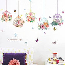 Hermosa calcomanía adhesiva de pared extraíble decoración del hogar pegatinas de animales