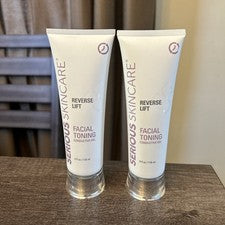 Gel conductor tonificante facial de elevación inversa Serious Skin Care 4 OZ lote de 2 nuevos