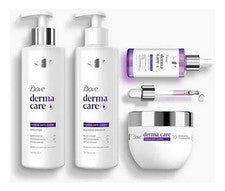 KIT COMPLETO Dove Derma Care anti-caída del cabello-Diseñado para cuidar cuero cabelludo y cabello