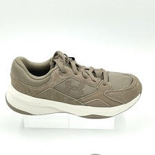 Zapatillas Under Armour Para Hombres Talla 8.5 Marrón Taupe Gamuza Malla NUEVAS Cargadas Años 90 $80