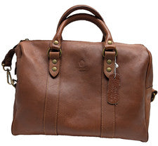 Cartera mediana I Medici marrón de cuero italiano para mujer hecha en Italia # 9600-NUEVA SIN ETIQUETAS