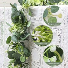 Planta de vid artificial verde 180 cm para decoración y exhibición de interiores del hogar
