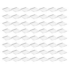 200 piezas azulejos de espejo de acrílico romboidal autoadhesivos para manualidades decoración del hogar