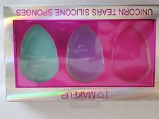 ❤ Trío de esponjas de maquillaje de silicona I heart ❤