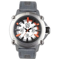 eneWatch Reloj Hombre Moda E72401 Nylon Reloj Pulsera Modelo 110 Gris UE72401