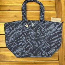 Nuevo con etiquetas Bolso de Mano Victoria's Secret 2024 AZUL MARINO Weekender Tie Dye Bolso de Compras