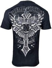 Camiseta para hombre Xtreme Couture by Affliction Brigadier Biker Cross Y2K S-5XL
