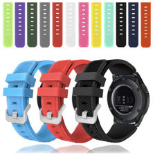 Correa de reloj de silicona de 20 mm correa deportiva para relojes inteligentes diseño resistente de lujo