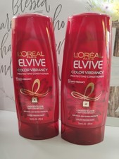 Acondicionador protector de vibración L'Oreal Paris Elvive Color 12,6 OZ cada uno (paquete de 2)