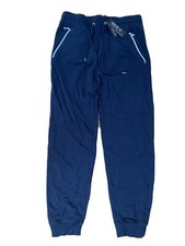 Pantalones deportivos Galaxy By Harvic para hombre azul marino talla XXL estilo: MFTP-86 calce ajustado