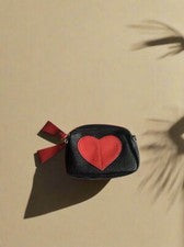 Mini Bolso Bandolera Patrón Corazón/Niñas/Mujeres, Bolso de Hombro Moda