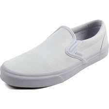 Vans Unisex Adulto CLÁSICO SLIPON Zapatos de Cuero | (Classic Tumble) Blanco Verdadero |