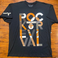 Camiseta ROCK REVIVAL Harlow Doble Cara Negra Tallas Grandes-NUEVA SIN ETIQUETAS