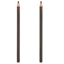 2 piezas lápices de cejas de madera impermeables a prueba de sudor café herramientas de maquillaje duraderas
