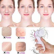 Cepillo de masaje facial electrónico multifunción 5-1 para limpieza facial cuidado de la piel spa