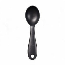 Cuchara de helado de cocina multiusos 304 acero inoxidable 15,5 cm plata negro