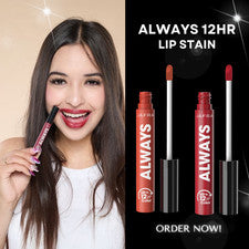 Mancha de labios líquida Jafra Beauty Always 12 horas de color siempre glamurosa