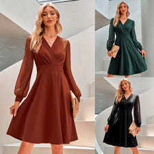 Vestido Para Mujer Verano Nueva Tendencia Cuello en V Jacquard Tendencia Popular Moda Protector Solar