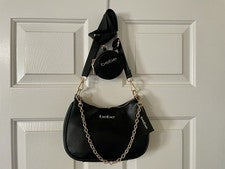 Bandolera Bebe Mara para mujer con monedero negra