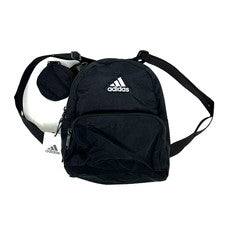 Adidas Must Have Mini Mochila y Monedero Conjunto Negro Blanco Viaje B20 Nuevo con Etiquetas