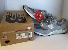Zapatillas bajas New Balance 992 Hechas en EE. UU. 2006 gris/blanco gamuza M992GL