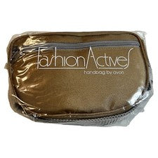 Bolso de Mano Avon Fashion Actives Beige Y Gris Borde Correa para el Hombro Nuevo en Paquete