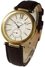 Reloj GRANDEUR Classic Small Second para hombre GSX057G1 caja dorada/esfera b...