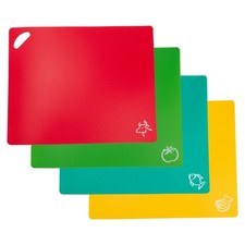 Juego de 4 tablas de cortar estera de cortar tabla de cortar 37,8 x 30,2 base de cocina