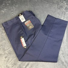 Pantalones de Trabajo Dickies Para Hombre 874 Ajuste Original Pierna Recta Azul Marino Oscuro Talla 50x32 Nuevos con Eti