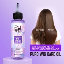 PURC Peluca Cuidado Aceite Cabello Suavizante Brillante Reparación Dañado Nutrir Previene Enredos