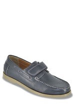 Zapato de barco para hombre de ajuste ancho de cuero con cierre táctil de Pegasus