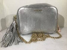 Cartera bandolera Victoria’s Secret para mujer plateada/dorada YS-877