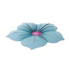 Decoración colgante de flores de metal para hogar dormitorio decoración de flores de pared de colores
