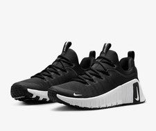Nike Free Metcon 6 Entrenadores de Entrenamiento - Negro Blanco - Talla UK7 EU41 - FJ7126-001