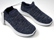 SOLO MIEMBROS Para Hombres EE. UU. 10M Azul Marino Transpirable Sin Cordones ZAPATOS Tenis NUEVO CON ETIQUETAS NUEVO