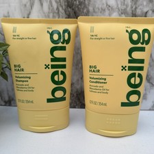 Set de champú y acondicionador voluminizador Being Big Hair -12 fl oz tipo de cabello 1A-1C