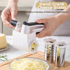 Plegable Giratorio para Rallador de Queso 3 Funciones Herramienta para Quesos y Verduras