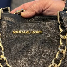 Bolso de mano grande de cuero Michael Kors para mujer de moda
