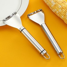 Maíz Decapante Herramienta para Cocinas - Acero Inoxidable 18 x 5 x 5,4 cm Plata