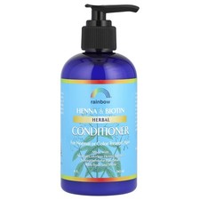 Acondicionador herbal de henna y biotina, para cabello normal o tratado con color, 8 fl oz