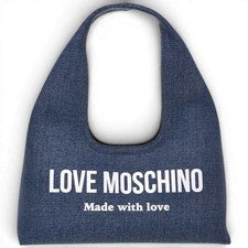Moda Love Moschino Bolsa De Denim Para Mujer Azul En Tela