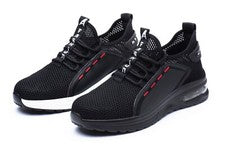 ZAPATOS DEPORTIVOS ABSORBENTES DE SEGURIDAD CON PUNTERA DE ACERO LIGERO PARA HOMBRES Y MUJERES