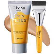 Corrector Corporal Filtro Piel, Impermeable y Resistente a Transferencias, Cobertura Todo el Día...