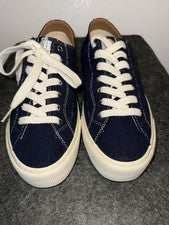 Last Resort AB VM002 Azul Marino Lona Parte Superior Baja Zapatos de Skate para Hombres 8.5 EU 41
