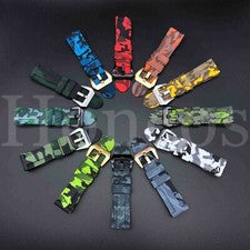Correa de goma de camuflaje de 22-26 mm para reloj Invicta lanzamiento de camuflaje