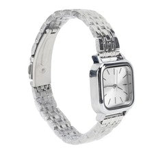 Elegante reloj de pulsera cuadrado impermeable para mujer ESJJ