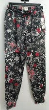 Pantalones Bel-Air estampados frescos para hombre SM graffiti rosa ropa de calle hip hop urbano
