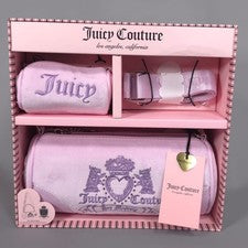 Nuevo Bandolera JUICY COUTURE Mujer 3 Piezas Terciopelo Niebla Lila 11JCE76MX-LM